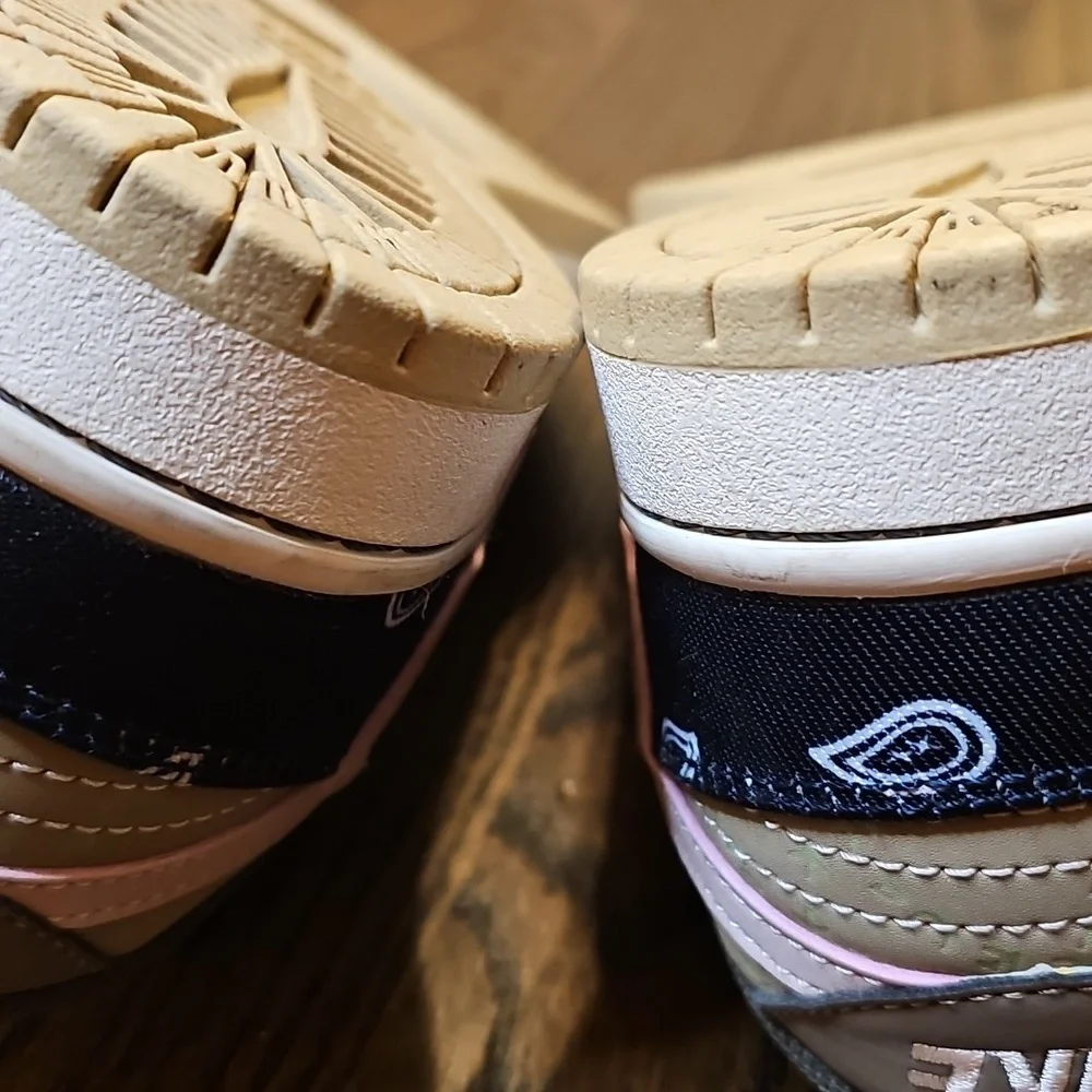 Patchwork Paisley Sneakers in Black and Tan - Picture 8 of 16